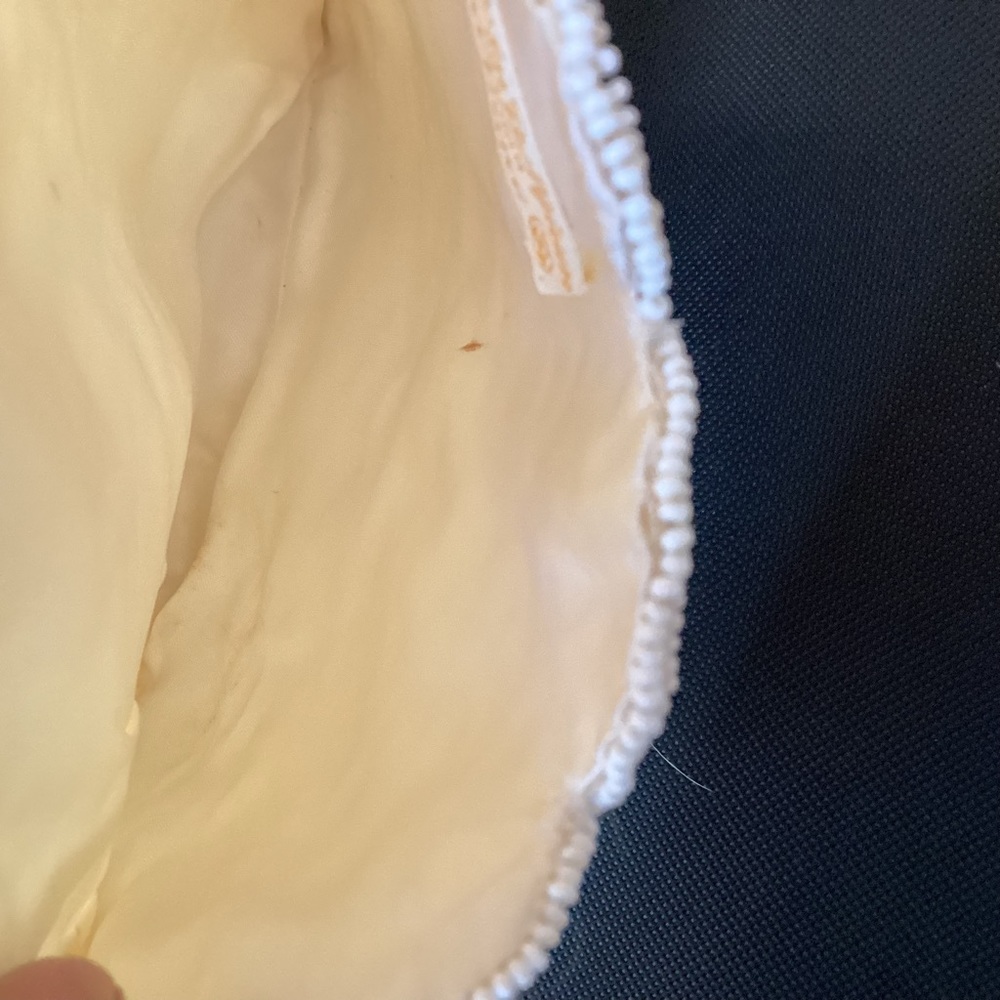 WALBORG Vintage Handmade Seed Beaded Purse Scalloped Edge Belgium - Picture 10 of 12